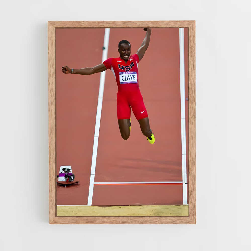 Poster Will claye – affiche Athlétisme (vue 4)